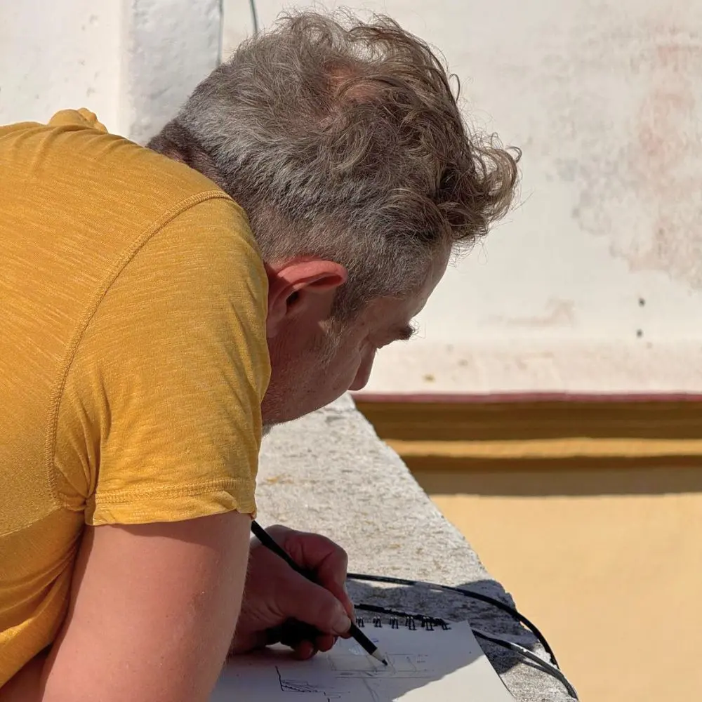 Urban Sketching Session on the Rooftops of Cádiz, Rencontres Delacroix